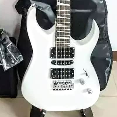 🎸+Amp! Unmarked "EyeBuzz" G Style Electric Guitar +Rosewood Fretboard +Cable!🎸 image 13