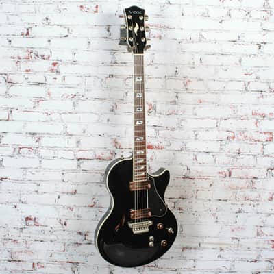 Vox - Virage Single Cutaway MIJ Hollowbody Electric Guitar - Jet Black - w/HSC - x0187 - USED image 7