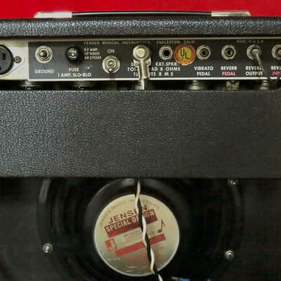 Fender PRINCETON REVERB 1971 - SILVERFACE - BLACK TOLEX image 5