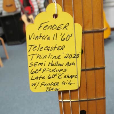 Fender Vintera II '60s Telecaster Thinline Electric Guitar *FREE SHIPPING!!!! image 2
