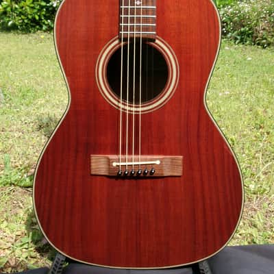 2000 Takamine PT-407 parlor size New Yorker Guitar Hawaiian Koa+Original Case image 4