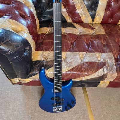 ESP Custom Shop Horizon Bass "The Smurf" Precision Jazz PJ Bass Guitar image 2