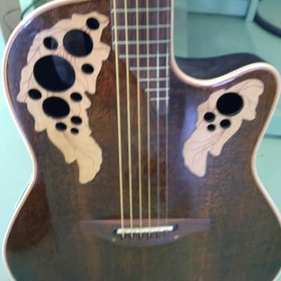Ovation  Elite  1990's #6778 - Natural - dark image 3
