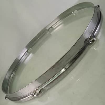 Gretsch 15" Broadkaster Stick-Chopper Batter Snare Drum Rim/Hoop Double-Flng COB image 2