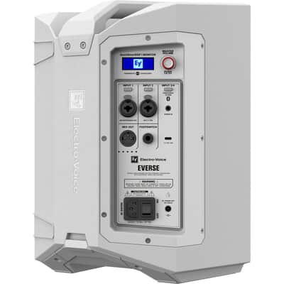 Electro-Voice Everse 8 8-inch 2-way Battery-Powered PA Speaker - White image 2