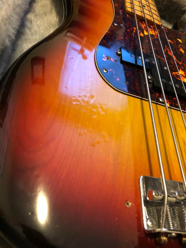 Yamaha Pulser Bass 600 PB600 1980, All-Original, 3 Tone Sunburst