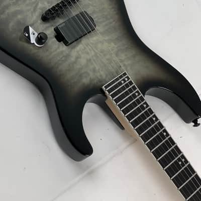 ESP LTD M-1001NT Electric Guitar QM Quilted Maple Charcoal Burst Brand New - M1001NT - Korea image 9