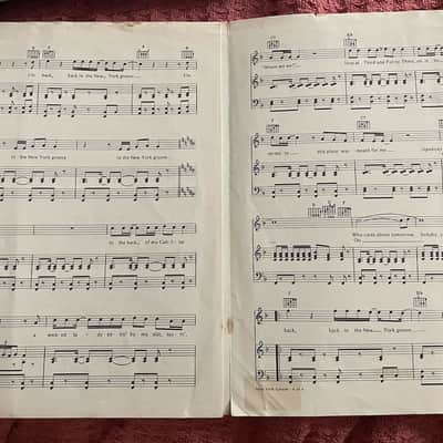 KISS Ace Frehley Signed New York Groove Sheet Music 1978 Aucoin image 3