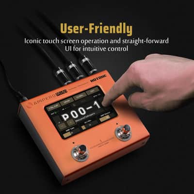 Hotone Ampero Mini MP-50 Guitar Bass Amp Modeling IR Cabinets Simulation Multi Language Multi-Effects with Expression Pedal Stereo OTG USB Audio Interface-(U.S. domestic inventory) image 5