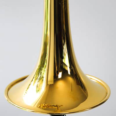 VERY RARE SPECIMEN BACH SPADA STRADIVARIUS EL Eb TRUMPET GOLD PLATED CONVERSION 236 image 8