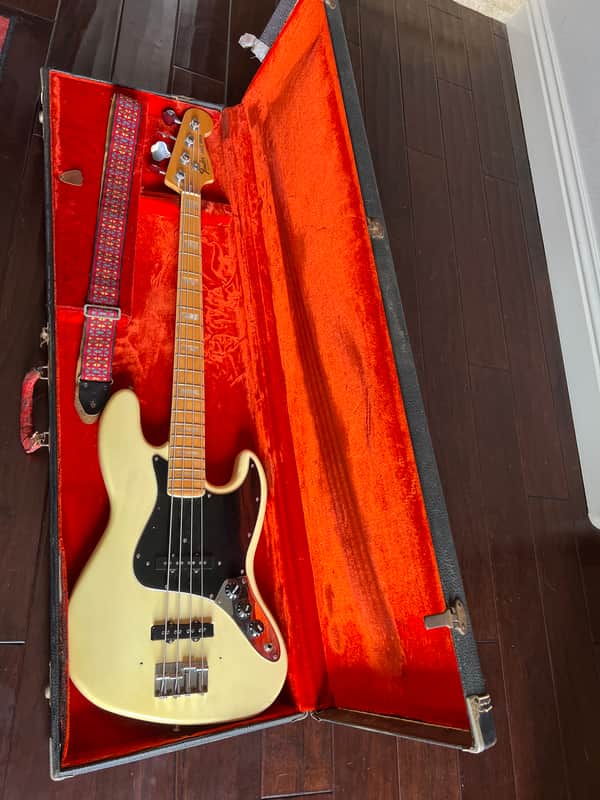 Fender Jazz Bass 1978 Olympic White image 1