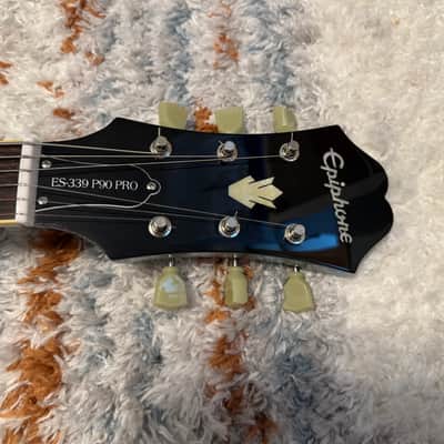 Epiphone ES-339 P90 Pro Limited Pelham Blue image 9