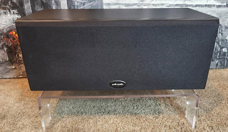 Polk Polk Audio T30 Center Channel Speaker 90s  - Black image 1