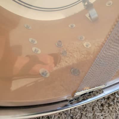 Corder/Fibes 8x14 Maple Snare Drum W/ 20 Lugs - Chrome Over Wood (C013-1) image 10