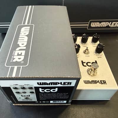 Wampler TCD Compulsion Drive Overdrive Distortion Pedal - Sparkle Platinum- New! image 2