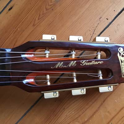 Aria MM-20 Maccaferri Gypsy Jazz Manouche Acoustic Guitar Oval Soundhole 2010s Natural image 5