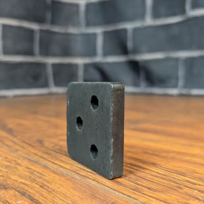Slingerland Tempo King Bass Drum Pedal Rubber Plate Base – 1960s Vintage – Original USA‑Made Mid‑Century Hardware image 2