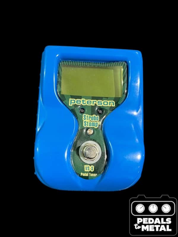 Peterson VS-S StroboStomp Pedal Tuner 2000s - Blue - X21283 image 1