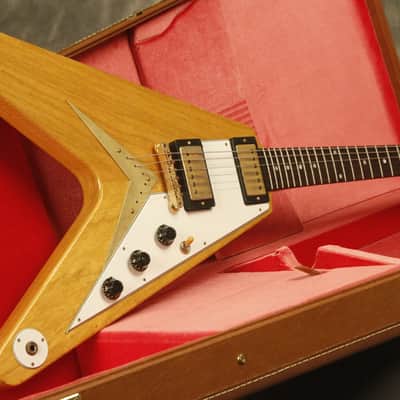 2021 Gibson Collector's Edition 1958 Flying V + Explorer set Korina Murphy Lab PROTOTYPE image 8