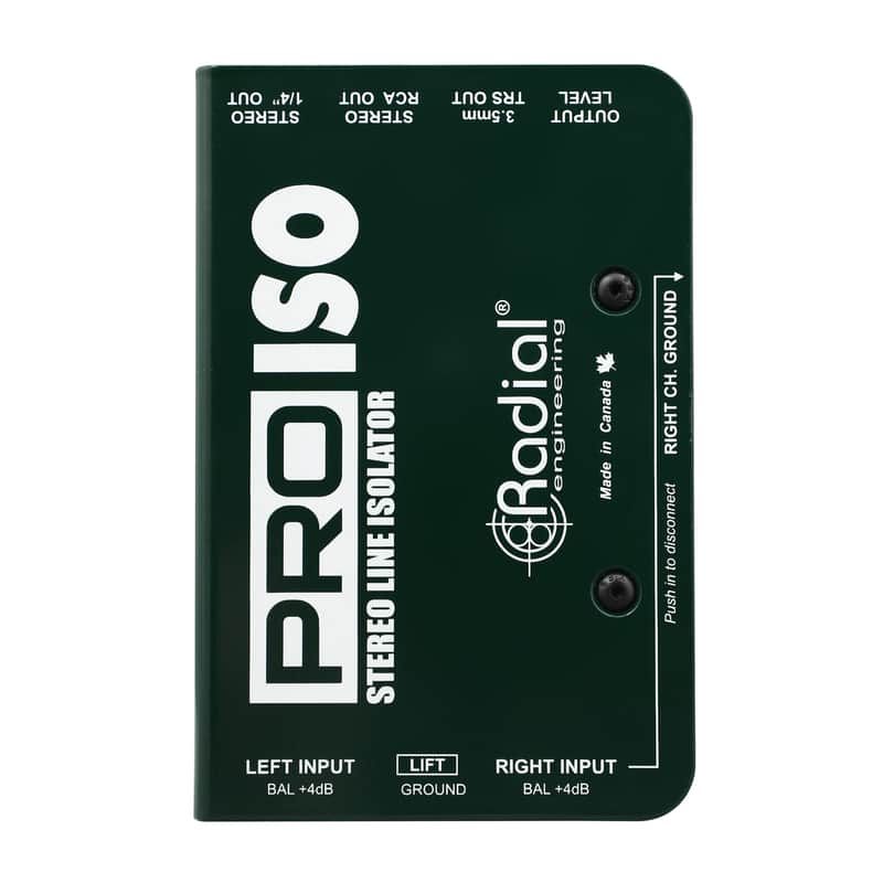 Radial Pro-Iso +4dB to -10dB Converter and Isolator image 1