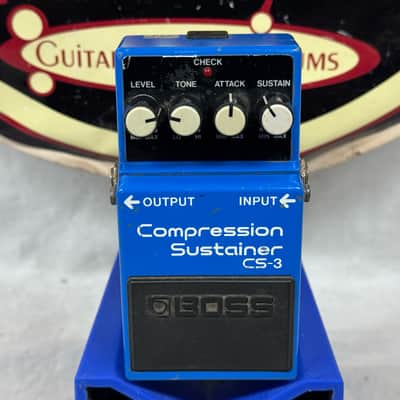 Boss CS-3 cs3 Compression Sustainer Compressor Pedal - ACA 12-volt power (likely Black Label / MIJ) image 2