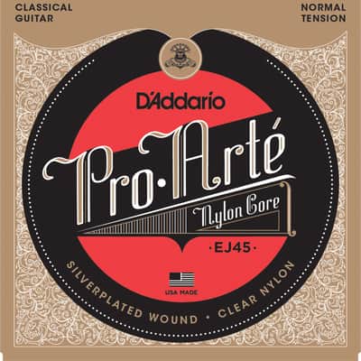 D'Addario EJ45 Pro-Arte Nylon Classical Guitar Strings, Normal Tension