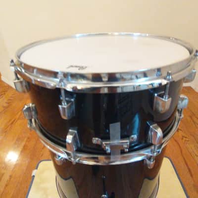 Pearl Roadshow extra deep 14 x 6.5 inch snare drum gloss black excellent condition image 4