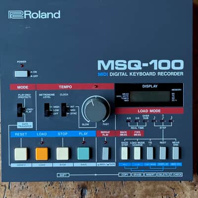 Roland MSQ-100 MIDI Digital Keyboard Recorder 1984 - 1986 - Black