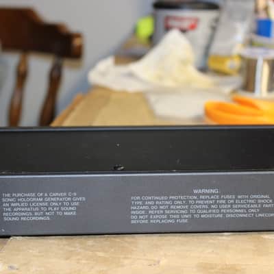 Restored Carver C-9 Sonic Hologram Generator (3) image 5