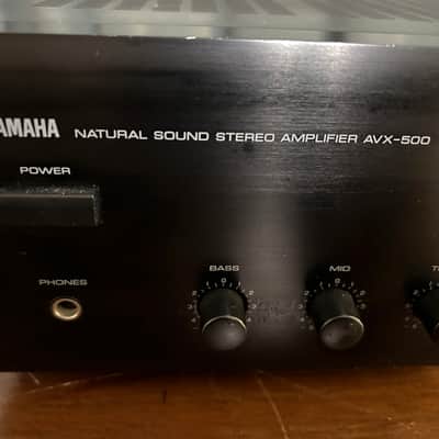 Clean 1990s Yamaha AVX-500 Stereo Amplifier - Phono Ready - Works - 80W image 4
