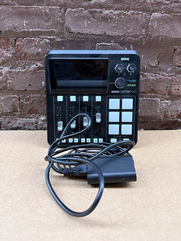RØDE RØDECaster Duo Integrated Audio Production Studio / Podcast Mixer – w/ Power Supply – Used