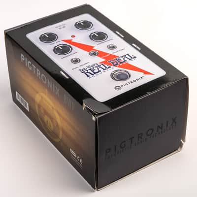 Pigtronix Bob Weir's Real Deal Acoustic Preamp 2010s - White/Red/Blue image 7