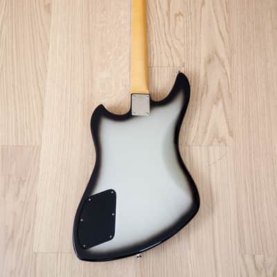 2015 Bilt El Hombre Deluxe Electric Guitar Silverburst Lollar Imperials Ebony Fretboard w/ohc image 3