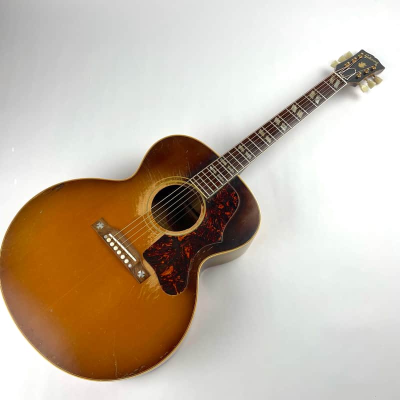 Gibson J-185 1957 - Sunburst Maple Back and sides, Spruce top Real Cannon! Original Brown Gibson Hardshell case. image 1