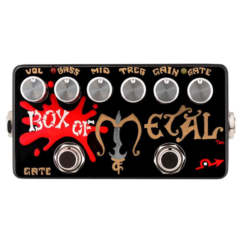 ZVEX Hand Painted Box Of Metal Distortion Pedal image 1
