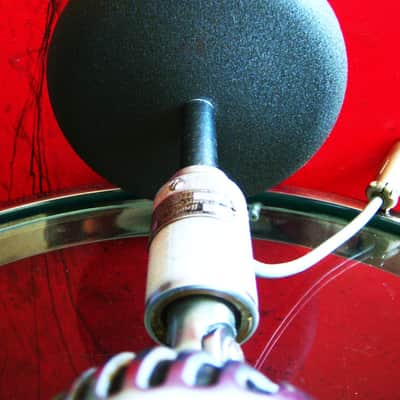 Vintage RARE 1940's Shure 556 dynamic cardioid microphone w Atlas stand Display 55 55S Super 55 image 13