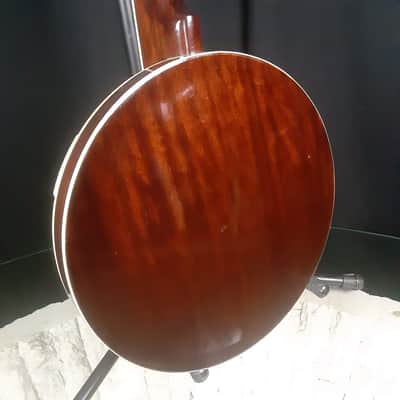 1970s Unbranded 5-String Banjo Made in Japan with Gig Bag image 13
