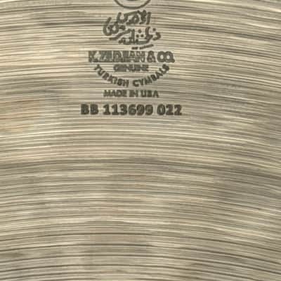 Zildjian 22" K Constantinople Medium Ride 2656 grams image 6
