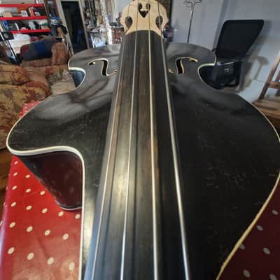 Double Bass Max Hoyer 1940s - Black/wooden image 4