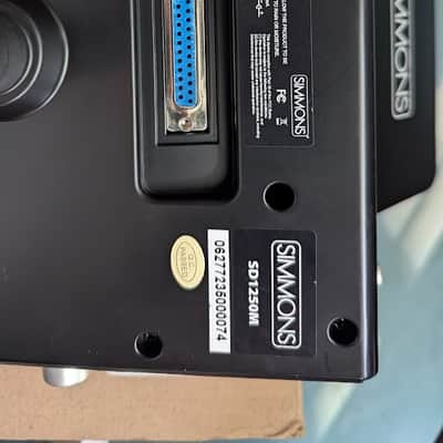 SIMMONS SD1250 Drum SOUND MODULE w/ Cable Harness; 'Bluetooth' capable image 12
