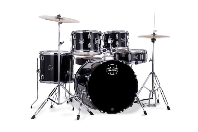 Mapex Comet Series Drum Kit | 5pc | Dark Black | 20" Bass Drum image 1