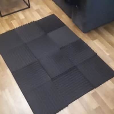 6 x  Soundproof Acoustic Foam Panels (Black) image 5