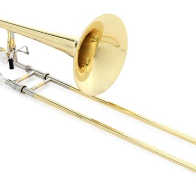 Yamaha YSL-882IIO Xeno Professional Tenor Trombone with F Attachment - Clear Lacquer image 1