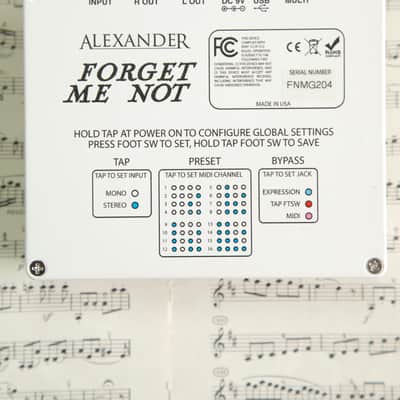 Alexander Pedals Forget-Me-Not Delay Pedal Pre-Owned image 2
