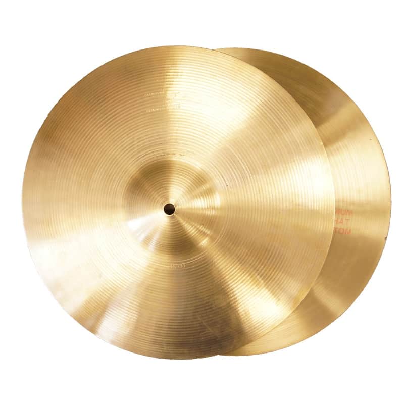 Paiste 14" Formula 602 "Black Label" Hi-Hat Cymbals (Pair) 1972 - 1980 image 1