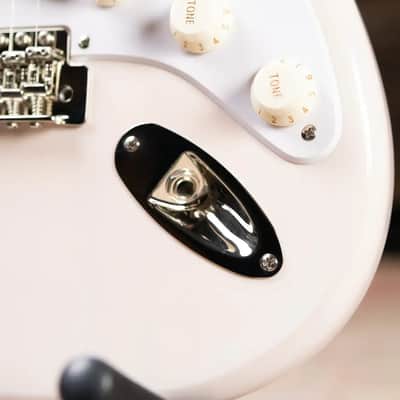 Squier Classic Vibe '50s Stratocaster Electric Guitar - White Blonde image 10