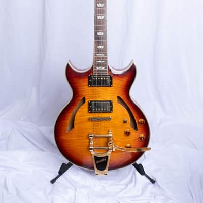 Gibson Johnny A Signature with Bigsby 2005 - Sunset Glow image 1