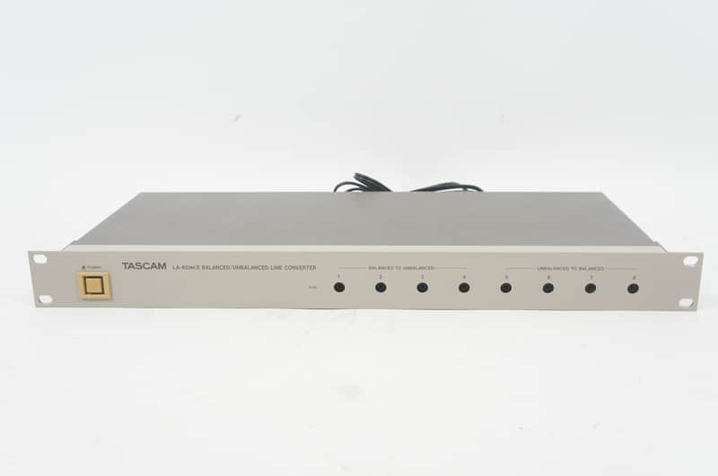 [SALE Ends Aug 7] TASCAM LA-40mkII Balanced / Unbalanced Line Converter RCA XLR 8ch DirectBox image 1