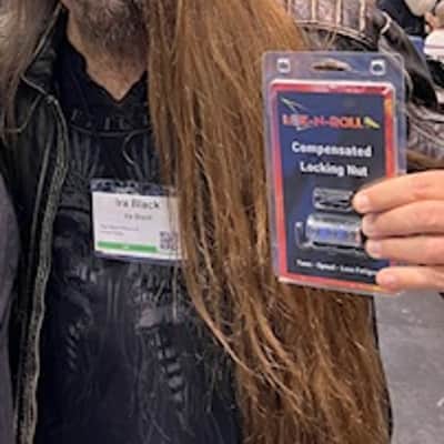 Lok-N-Roll Compensated Locking Floyd Rose™️ Guitar Nut Upgrade - Black IMPORT image 5