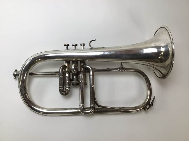 Courtois Used French Besson Brevete Flugelhorn (SN: 87193)